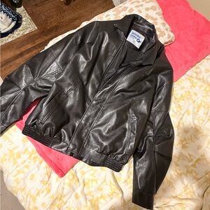 Aelfric Eden Black Leather Jacket